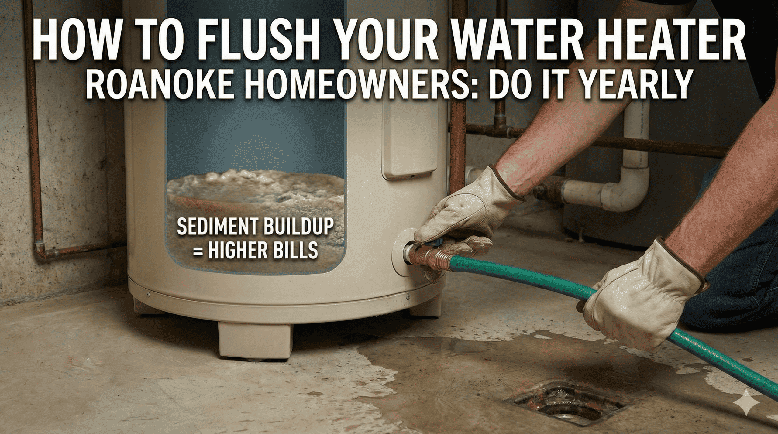 How to Flush Your Water Heater (And Why Roanoke Homeowners Should Do It Yearly)